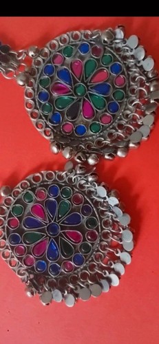 Earrings afghan jewelry kuchi - earrings,