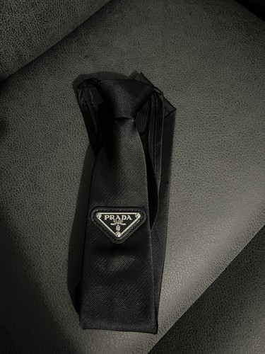 Prada black silk - prada, tie