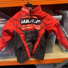 Wulfsport Kids Cub Corsair Motocross Quad Off road  Bike Jacket Red 28” Chest