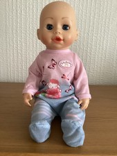 ZAPF CREATION BABY CHOU CHOU 16"  WALK TALK CRAWL CRY DOLL