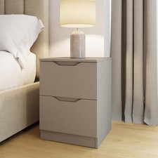Modern Matt Putty Bedside