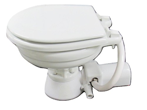 Electric compact marine toilet - electric,