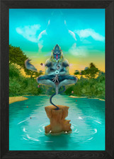 Mandrill zen framed wall art - 1,