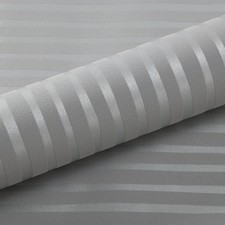 Heavy Duty Non-Woven Paste the Wall Wallpaper Thick Plain Stripe Textured Wall