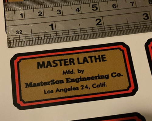Master masterson miniature - 1x,