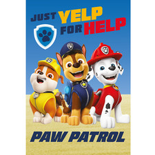 Paw Patrol Help Fleece Blanket