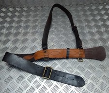 Sam Browne Belt Brown Leather Complete Genuine British Military Issue