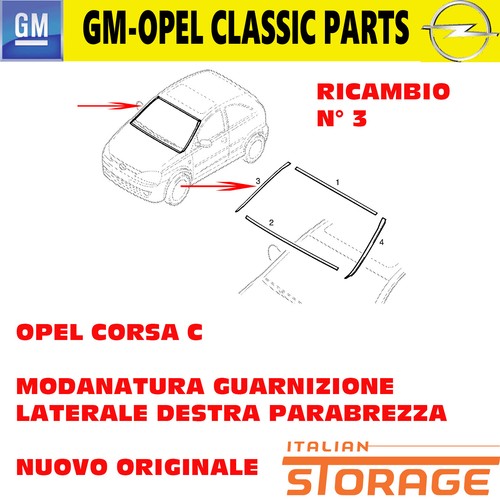 Opel corsa right side - c,