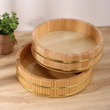 Rice Sushi Wooden Bowl Bucket