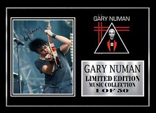 GARY NUMAN   SIGNED  FRAMED 2