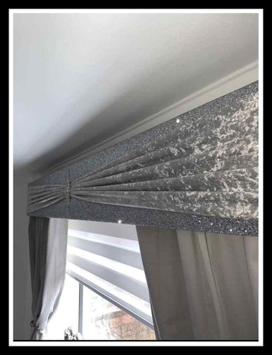 Silver glitter padded - silver,