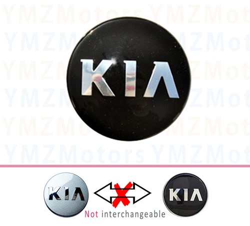 Kia wheel center hub caps - center,