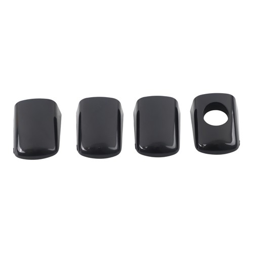 Black abs material door - abs, handle
