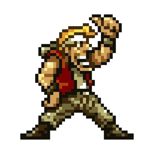 Red capped pixel plumber - pixel,