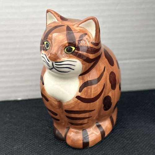 Quail pottery ginger cat - pottery,