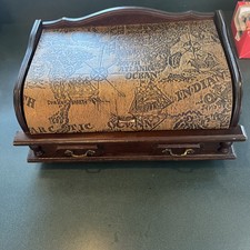 Vintage Sea Map Jewelry Box