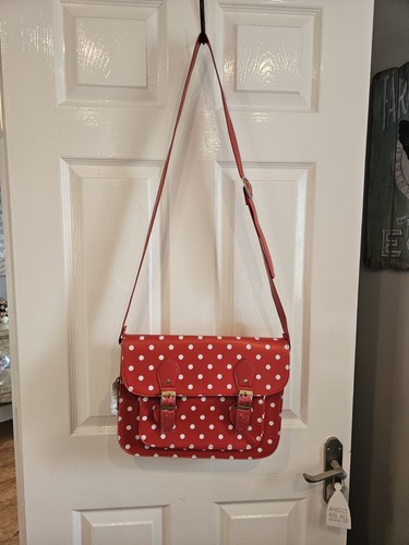 Brand new red white polka - brand,