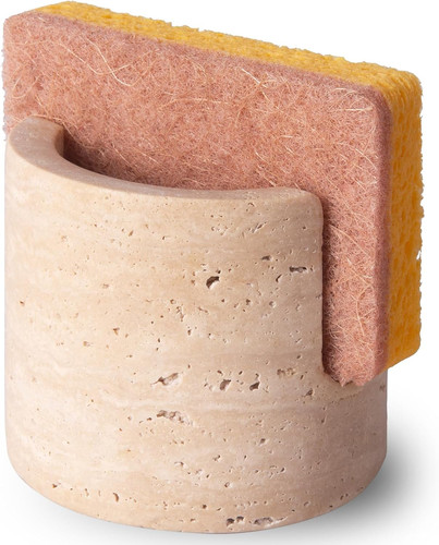 Natural travertine sponge - natural,