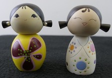 Momiji Hidden Message Dolls x 2 - Giggles 2 (2007) & Dreaming (2006) 