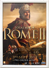 Rome: Total War II 2 RARE PC 42cm x 59cm Promotional Poster