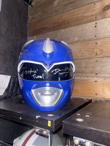 Signed blue mighty morphin - mighty,