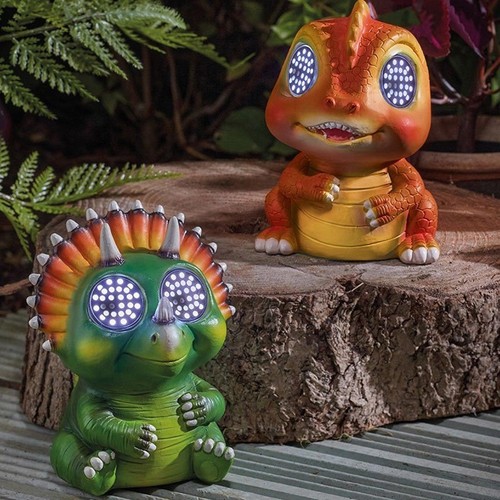 Smart solar blinking dino - smart,