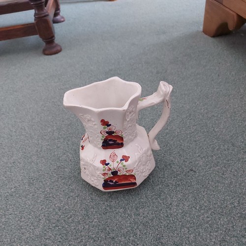 Antique gaudy welsh - jug, in