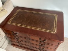Bespoke Double File Cabinet Mahogany by Sussex Grange Furniture