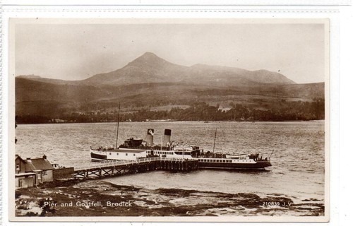Steamer pier and goatfell - pier,