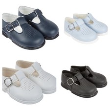 Baypods Baby Boy T-Bar Walking Shoes Hard Sole Traditional Suit Spanish Wear