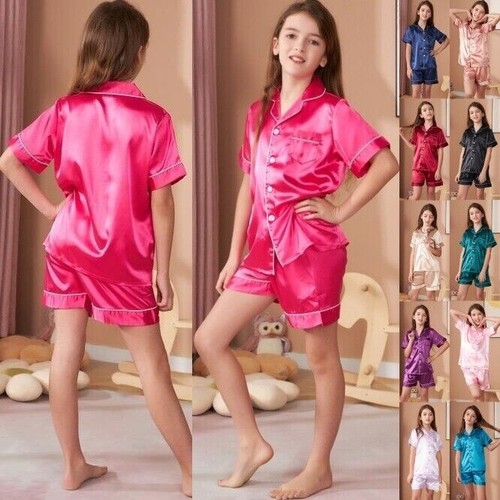 Boys girls silk pyjamas - boys,