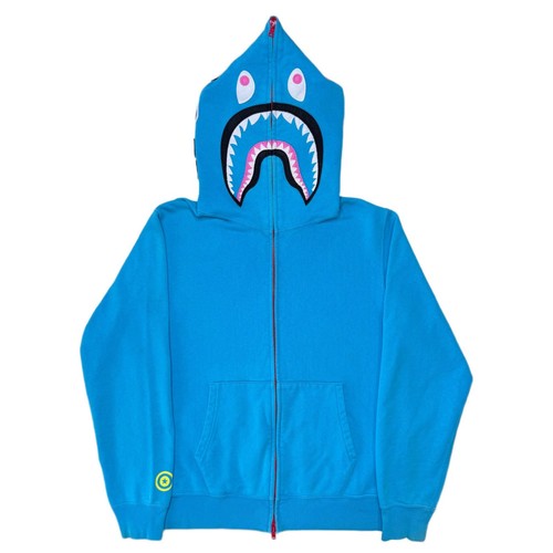 Bape neon blue - blue, shark