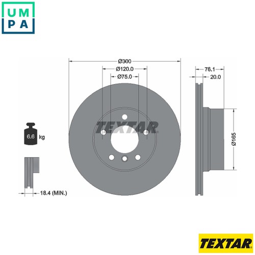 Brake disc 92199503 for bmw - disc,