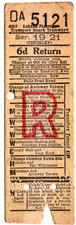 Tram ticket: London Passenger