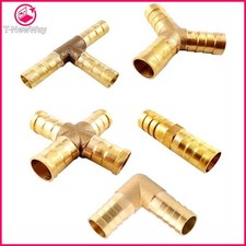 BSP Hose Joiner Brass Connector Pipe Tubing Fitting Water Air Fuel Pump Vacuum