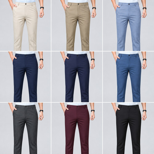 Men formal work pants - men's, |