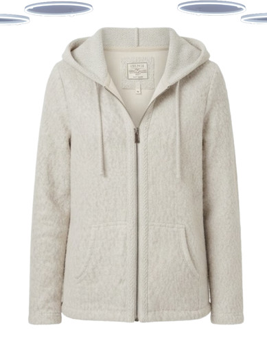 Fat face womens texture zip - texture,