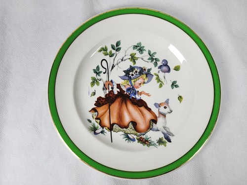Ironstone plate little peep - bo,