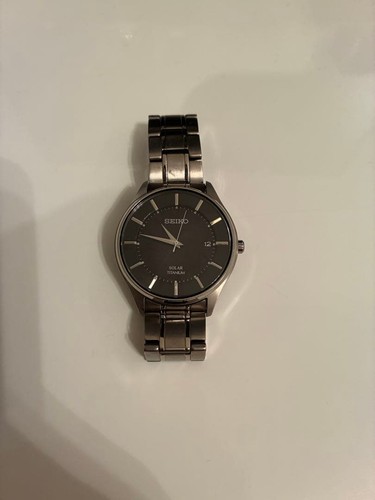 Seiko solar titanium men watch - solar,