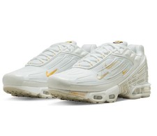 Size 7 UK Mens Nike Air Max Plus TN Tuned 3 White Yellow Brand New 24Hr Shipping