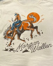 Morgan Wallen Cowboy white T-shirt Cotton Unisex S to 345Xl