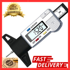 Digital Tyre Depth Gauge Tread Checker LCD Mini Tool For Motorbike Car Van HGV