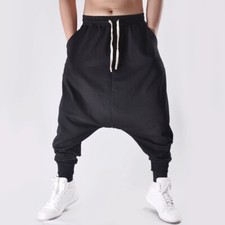 Mens Drop Low Crotch Sweat