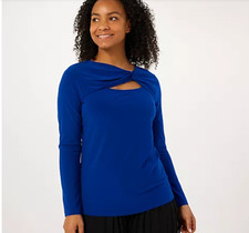 Nina Leonard Twist Peek-A-Boo