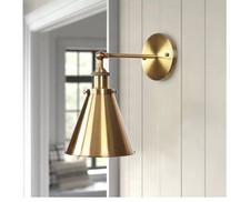 Aiwen 7.28-in W 1 -Light Gold