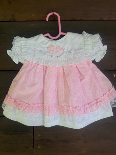 Vintage 2pc pink white - vintage,