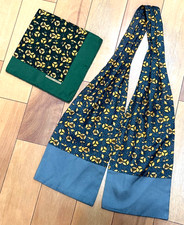 VTG HERMES Silk Ascot tie /