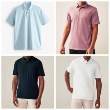 Ex Next S sleeve stag Polo shirt various colours sizes S/M/L/XL/2XL/3XL/4X/5XL
