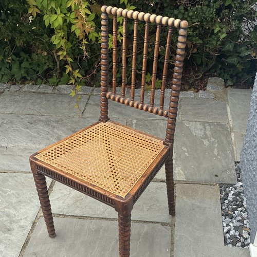 Polished dark wood set 6 - of,
