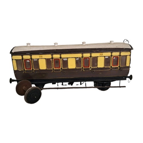 Vintage gauge gwr coach - o,